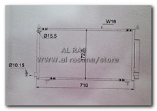 COND-HONDA CRV 03-08