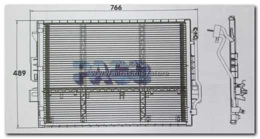 COND / PACO / MB S-CLASS W221 07&#39;-12&#39; 