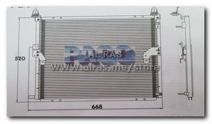 COND / PACO / TYT FJ CRUISER 07-09 