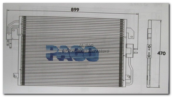 COND / PACO / FORD ESCAPE 08-09 / W/BK MERCURY MARINER