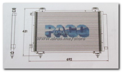 COND / PACO / TYT COROLLA 03-07 