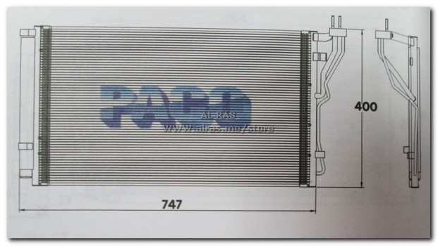 COND / PACO / HY SONATA / KIA OPTIMA 11-12 