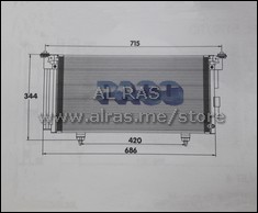 COND /SUBARU OUTBACK/ FORESTER 10-11